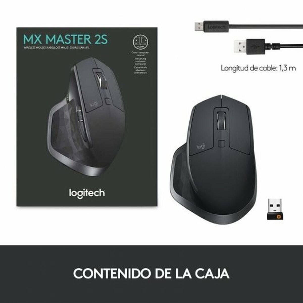 Logitech MX Master 2S - Bluetooth Edition - Maus