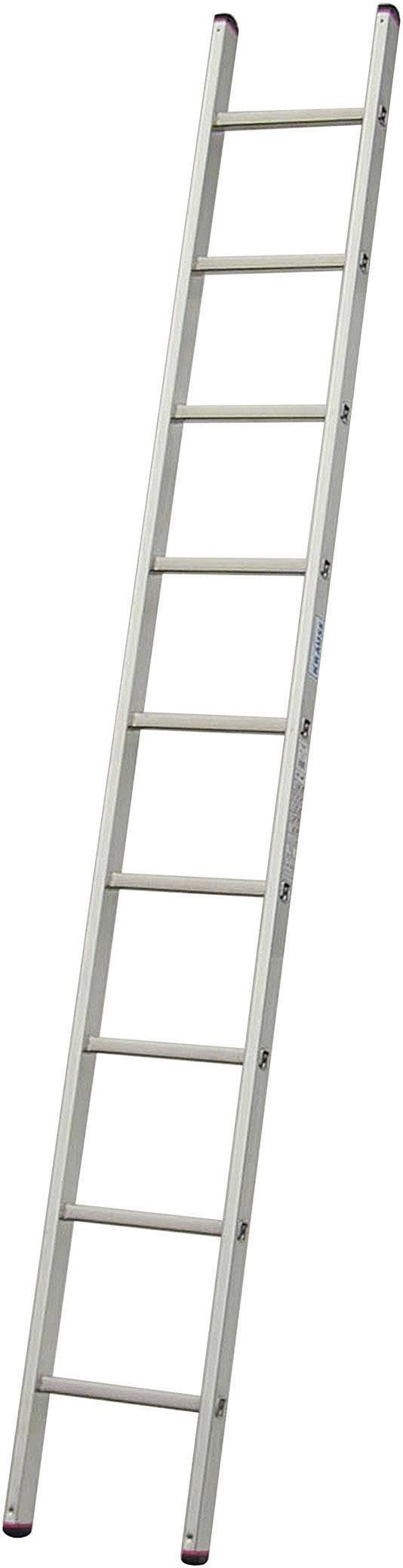 Krause 121387 Aluminium Anlegeleiter Arbeitshöhe (max.): 2.80m Silber DIN EN 131 2.8kg