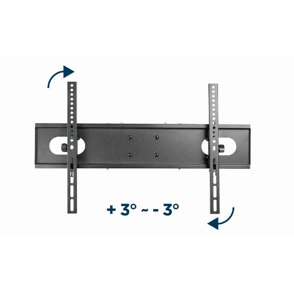 Gembird WM-70ST-01, 200 x 200 mm, 600 x 400 mm, 0 - -20°, 60 - -60°, Kunststoff, Stahl, Schwarz
