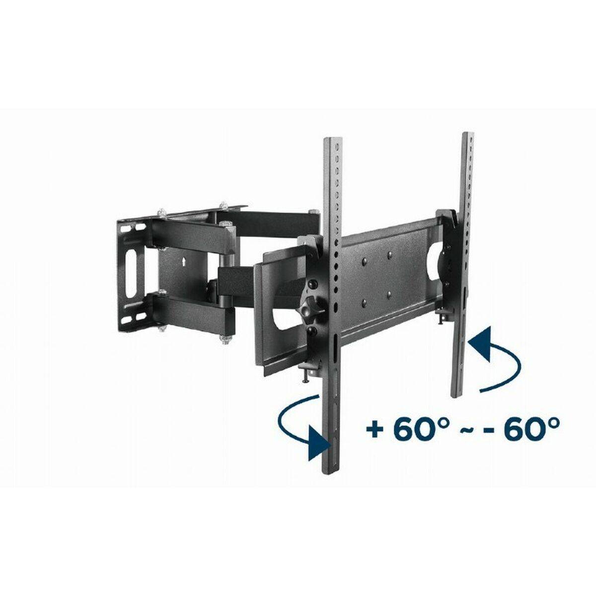Gembird WM-70ST-01, 200 x 200 mm, 600 x 400 mm, 0 - -20°, 60 - -60°, Kunststoff, Stahl, Schwarz