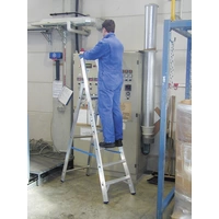 Krause 124562 Aluminium Stufen-Stehleiter Arbeitshöhe (max.): 4.35m Silber DIN EN 131 13kg Krause 124562 Aluminium Stufen-Stehleiter Arbeitshöhe (max.): 4.35m Silber DIN EN 131 13kg