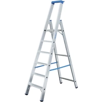 Krause 124579 Aluminium Stufen-Stehleiter Arbeitshöhe (max.): 4.80m Silber DIN EN 131 15.6kg Krause 124579 Aluminium Stufen-Stehleiter Arbeitshöhe (max.): 4.80m Silber DIN EN 131 15.6kg