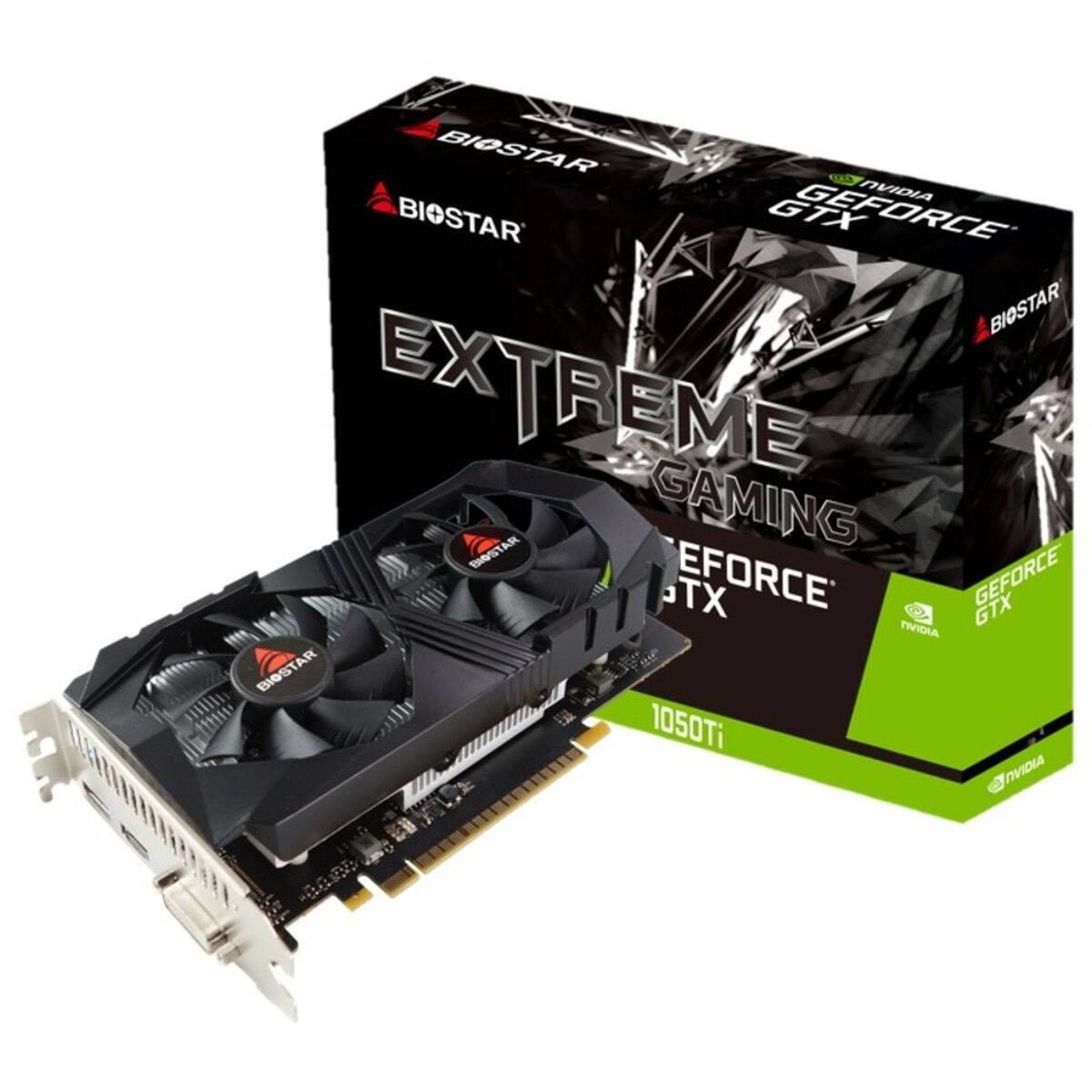 BIOSTAR - GeForce GTX1050Ti NVIDIA GTX 1050 Ti 4 GB GDDR5 - Grafikkarte - PCI-Express