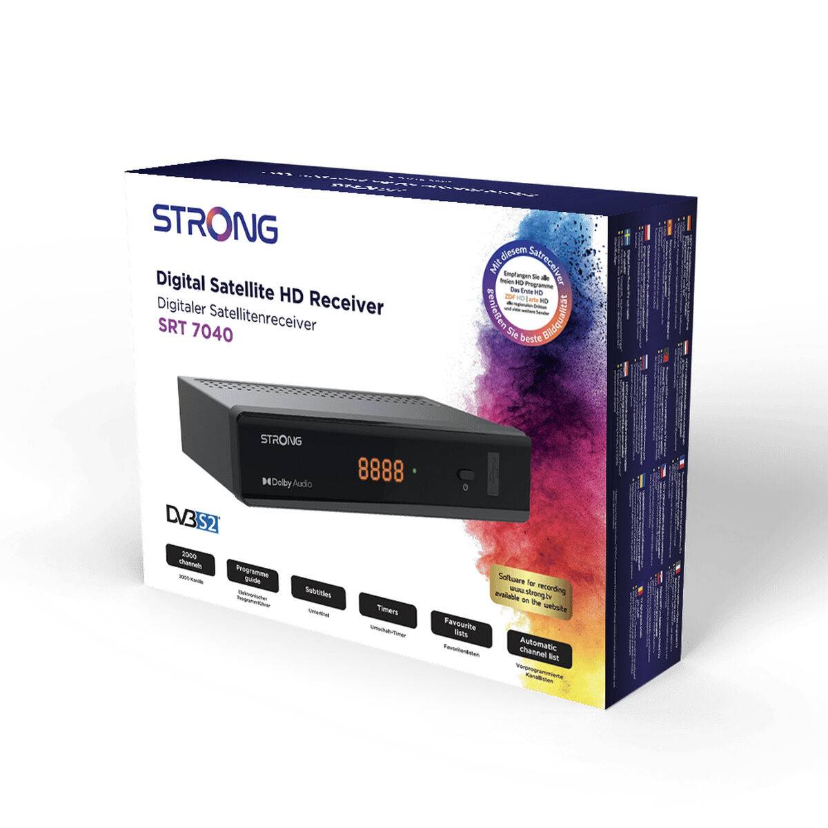 STRONG SRT 7040 DVB-S2 Satellitenreceiver - Schwarz
