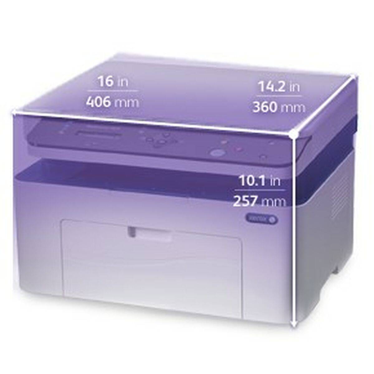 Xerox WorkCentre 3025/BI - Laser - Monodruck - 600 x 600 DPI - Monokopie - A4 - Blau - Weiß