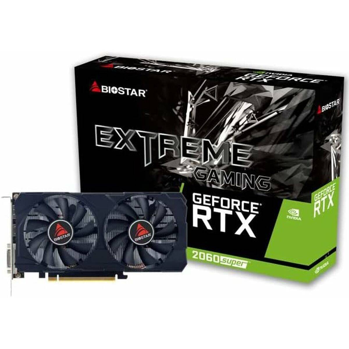 Biostar GeForce RTX 2060 SUPER - GeForce RTX 2060 SUPER - 8 GB - GDDR6 - 256 Bit