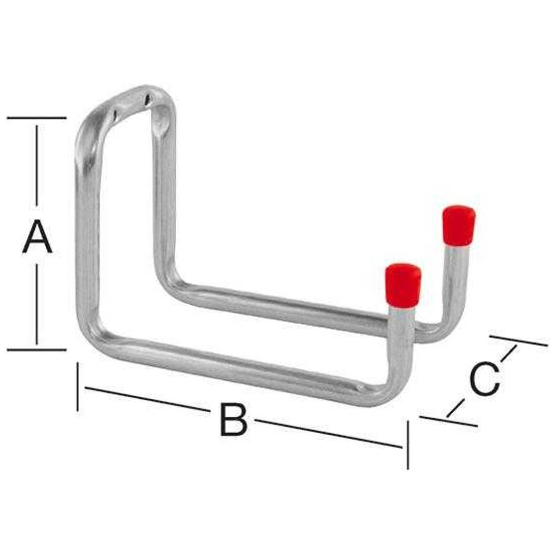 Vormann Gerätehalter 120 x 325 x 90, verz.