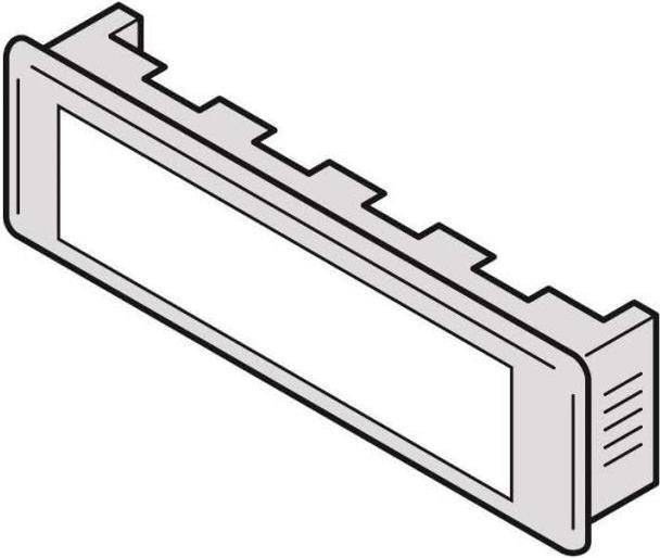 RENZ Namensschild 92 97-9-82016 75x22mm transparent Install.Baumaterial Hauskomm/Batt/Sicher