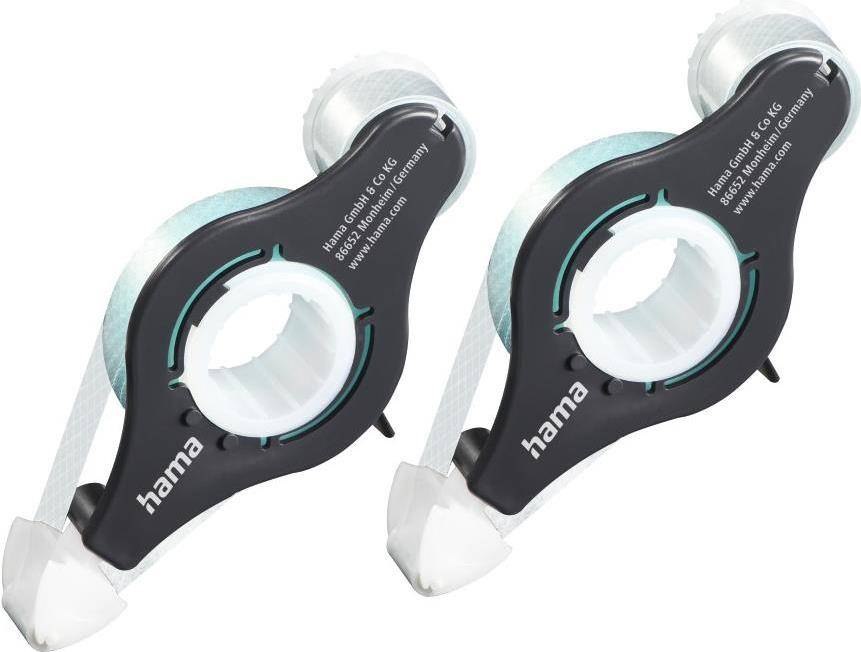 hama 00007571 Nachfüllkassetten für Klebe-Roller, 2x12 m, permanent