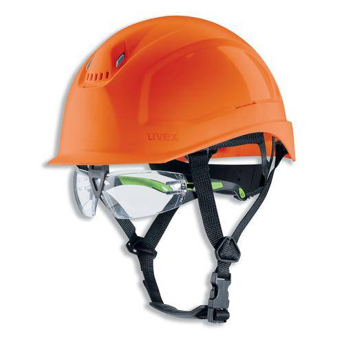Uvex 9772237 Schutzhelm pheos S-KR IES 9772237 orange mit Lüftungen