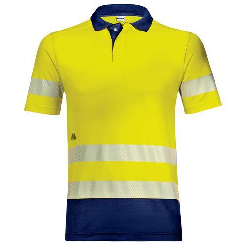 Poloshirt uvex Construction gelb, warngelb 3XL