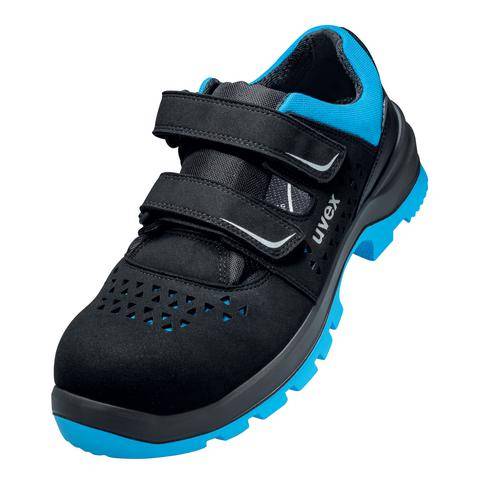 Uvex 9553838 2 xenova® Sandalen S1 95538 schwarz, blau Weite 11 Größe 38