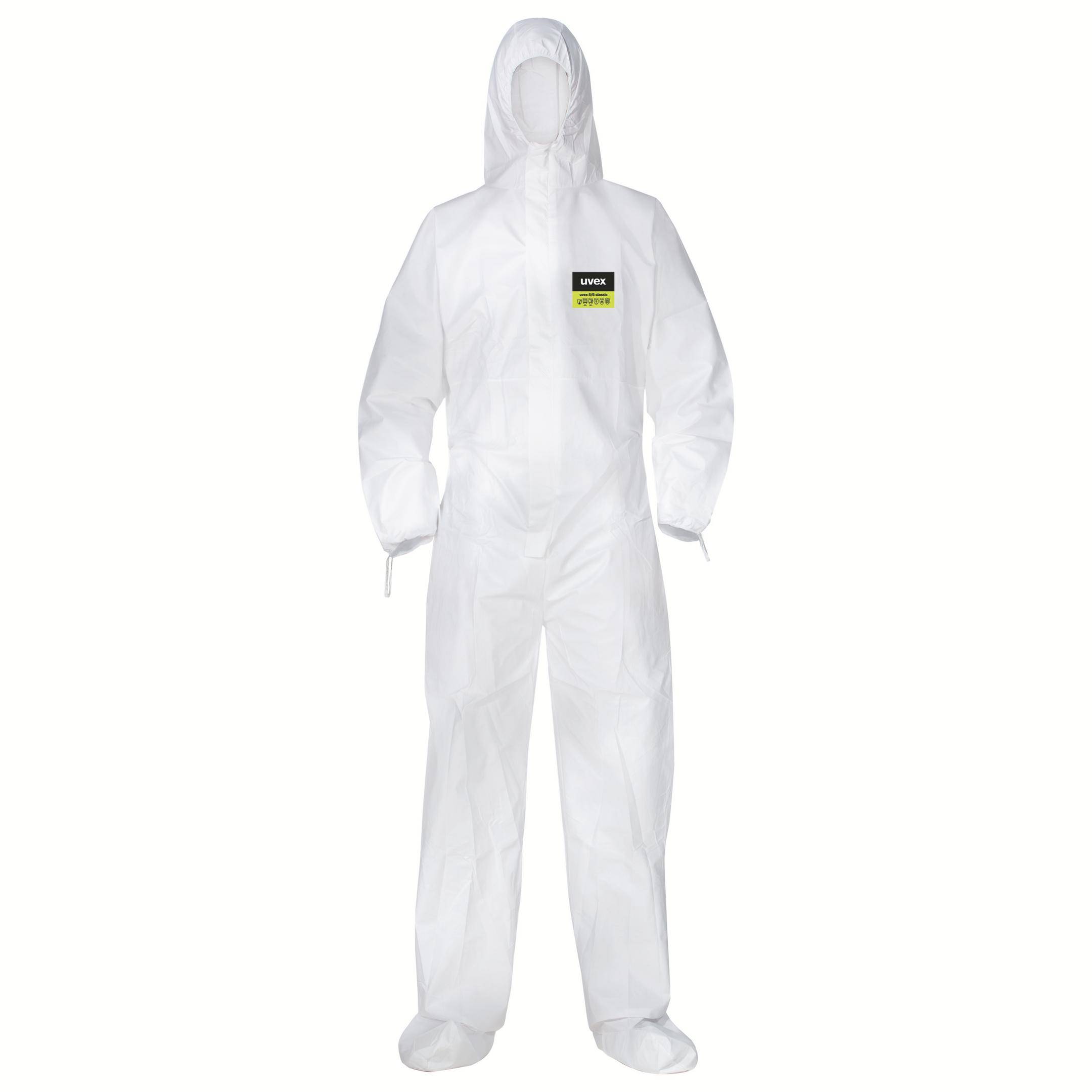 Uvex 9875911 - Disposable Coveralls weiß L