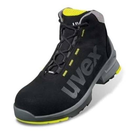 UVEX Sicherheitsstiefel uvex 1 8545 S2 ESD SRC DGUV W14 Gr. 42 schwarz/lime