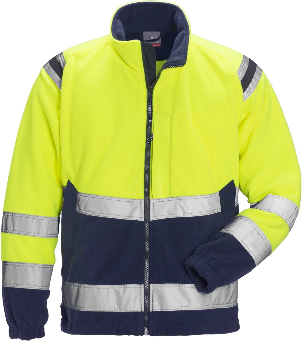 FRISTADS 119625-171 High Vis Fleecejacke Kl. 3 4041 FE Gr.L Warnschutz-Gelb/Mar