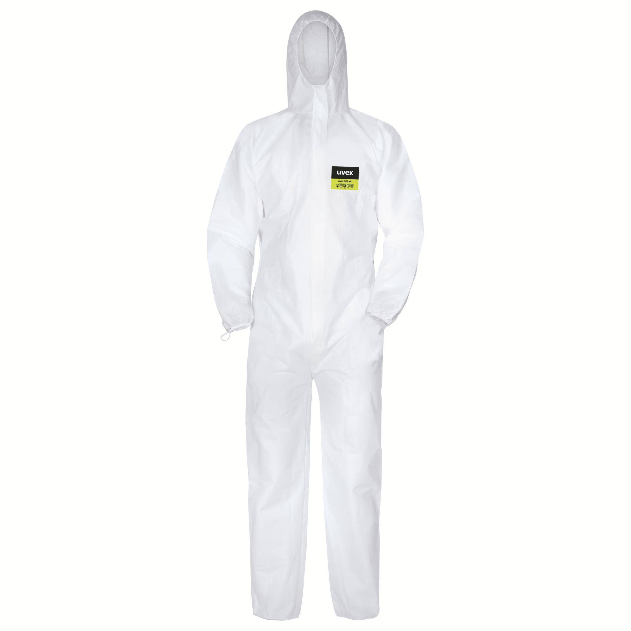 Uvex 9817313 Overall Disposable Coveralls weiß XXL