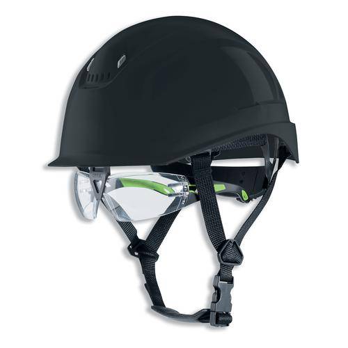 Uvex 9772933 Schutzhelm pheos S-KR IES 9772933 schwarz mit Lüftungen