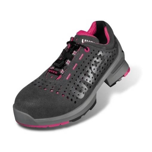 Uvex 8561838 1 ladies Halbschuhe S1 85618 grau, pink Weite 11 Größe 38