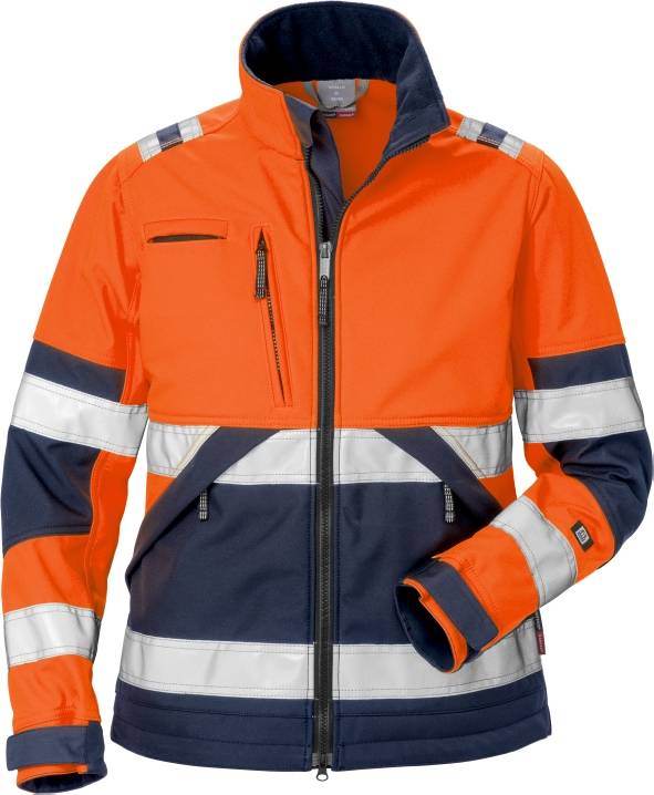 FRISTADS 125023-271 High Vis Softshell-Jacke Damen Kl. 2 4183 WYH Gr.M Warnschu