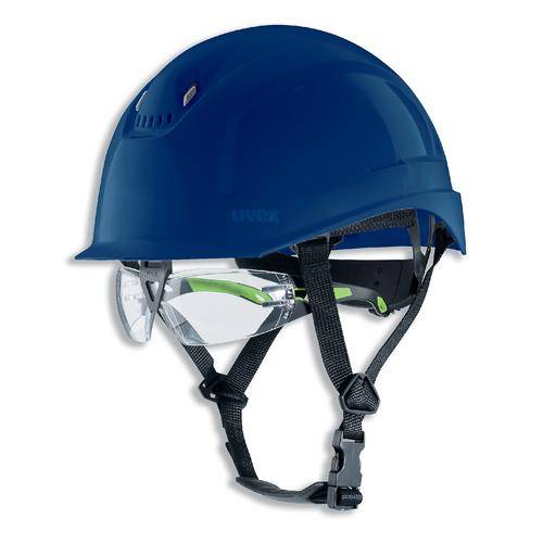 Schutzhelm uvex pheos S-KR IES 9772544 blau mit Lüftungen