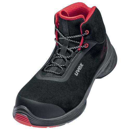 uvex 1 G2 Stiefel S3 schwarz, rot Weite 14 Gr. 45
