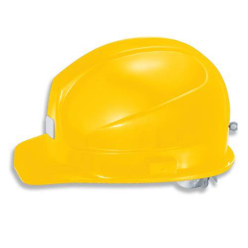 Schutzhelm uvex super boss 9755100 gelb mit Lüftungen