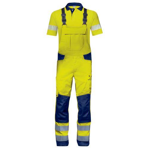 Latzhose uvex Construction gelb, warngelb 50
