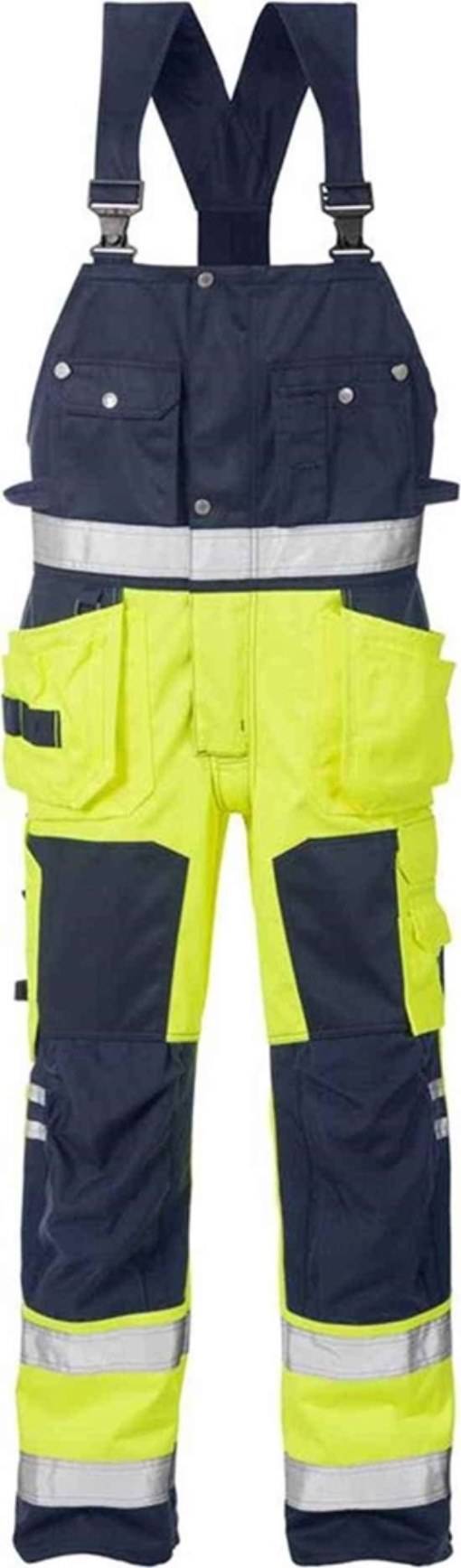 FRISTADS 101018-171 High Vis Handwerkerlatzhose Kl. 2 1014 PLU Gr.C44 Warnschut