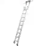 Krause 819338 Aluminium Regalleiter fahrbar Arbeitshöhe (max.): 3.40m Silber DIN EN 131 9.8kg Krause 819338 Aluminium Regalleiter fahrbar Arbeitshöhe (max.): 3.40m Silber DIN EN 131 9.8kg