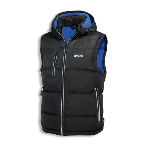 Weste 98667 schwarz, blau, 4XL