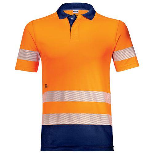 Poloshirt uvex Construction orange, warnorange 4XL