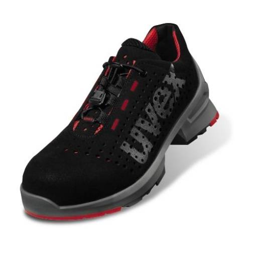 Uvex 8546848 1 Halbschuhe S1 85468 schwarz, rot Weite 11 Größe 48