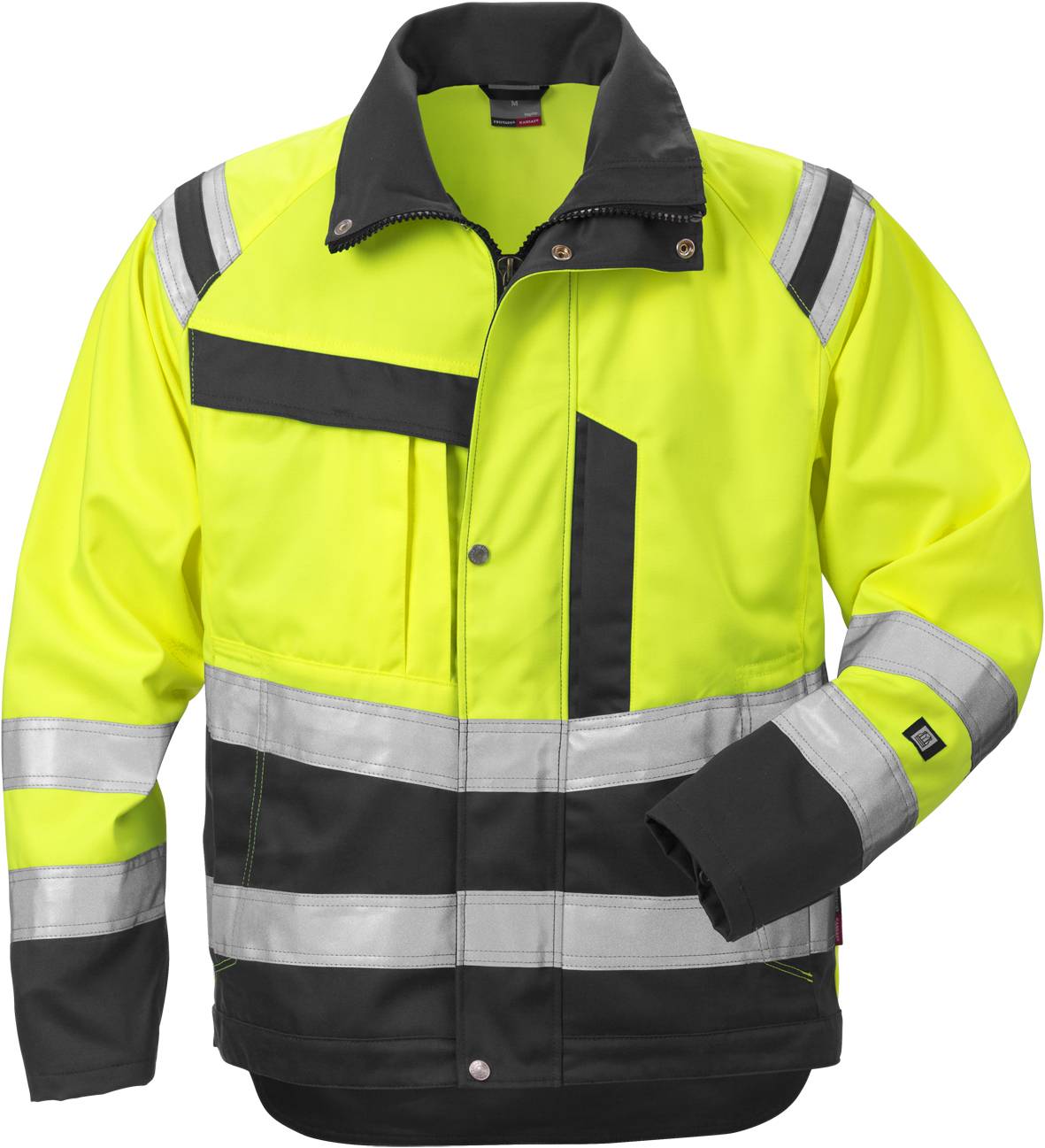 FRISTADS 119621-196 High Vis Jacke Kl. 3 4026 PLU Gr.4XL Warnschutz-Gelb/Schwar