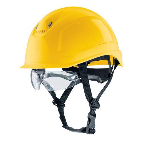 Schutzhelm uvex pheos S-KR IES 9772144 gelb mit Lüftungen