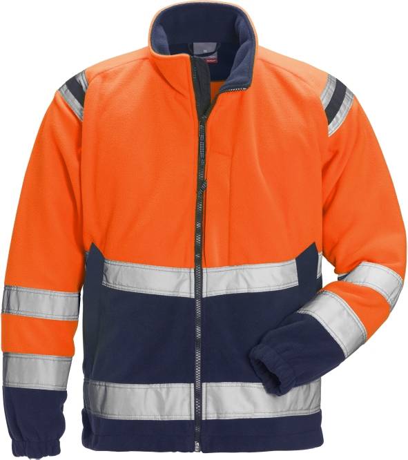FRISTADS 119625-271 High Vis Fleecejacke Kl. 3 4041 FE Gr.2XL Warnschutz-Orange