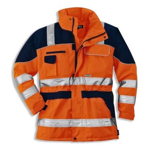 Wetterjacke uvex protection flash orange, warnorange 5XL