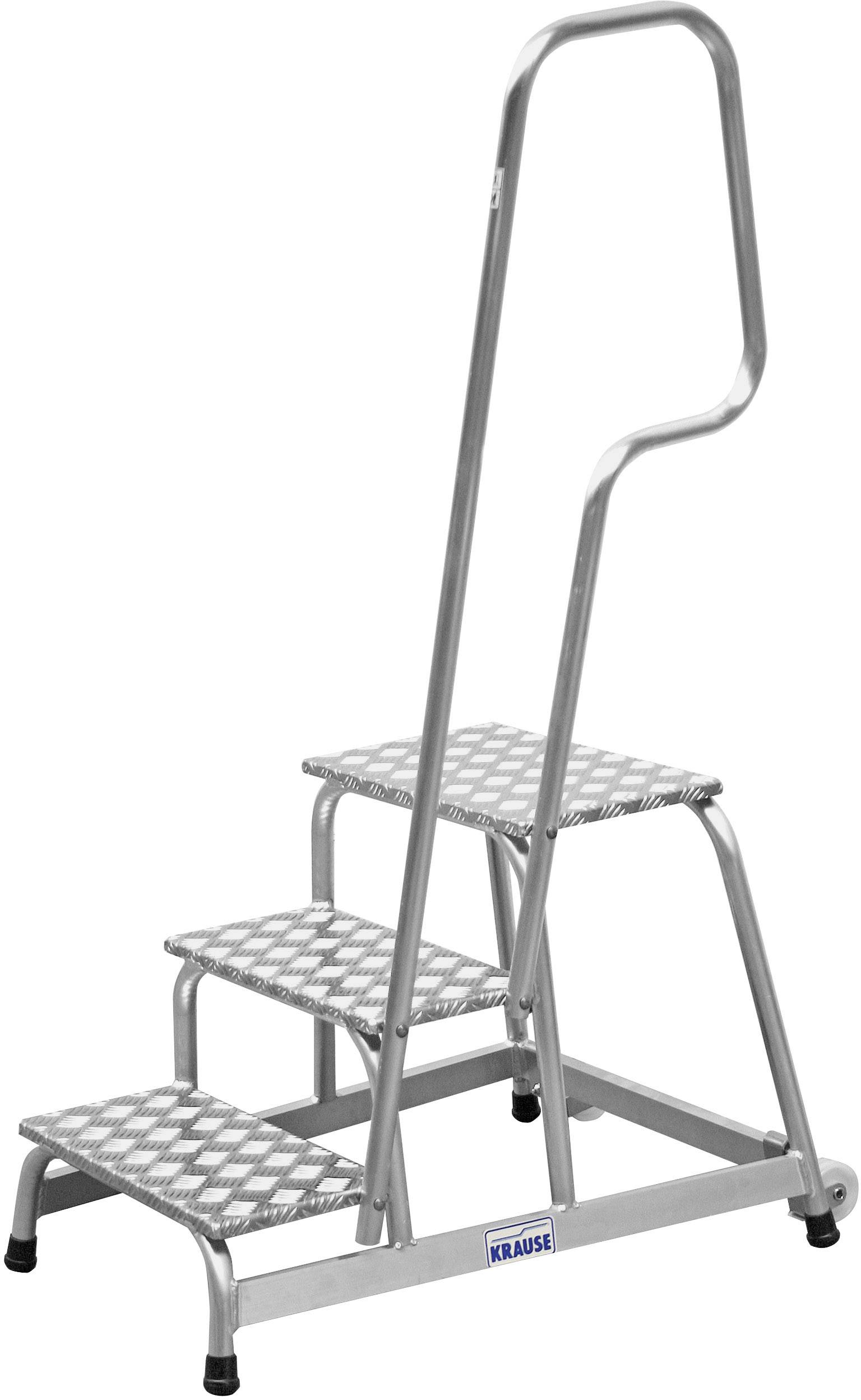 Krause STABILO Professional 805089 Aluminium Montagetritt fahrbar Arbeitshöhe (max.): 2.60m Silber 11kg