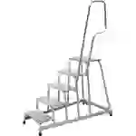 Krause 805102 Aluminium Montagetritt fahrbar Arbeitshöhe (max.): 3.00m Silber 16.5kg Krause 805102 Aluminium Montagetritt fahrbar Arbeitshöhe (max.): 3.00m Silber 16.5kg