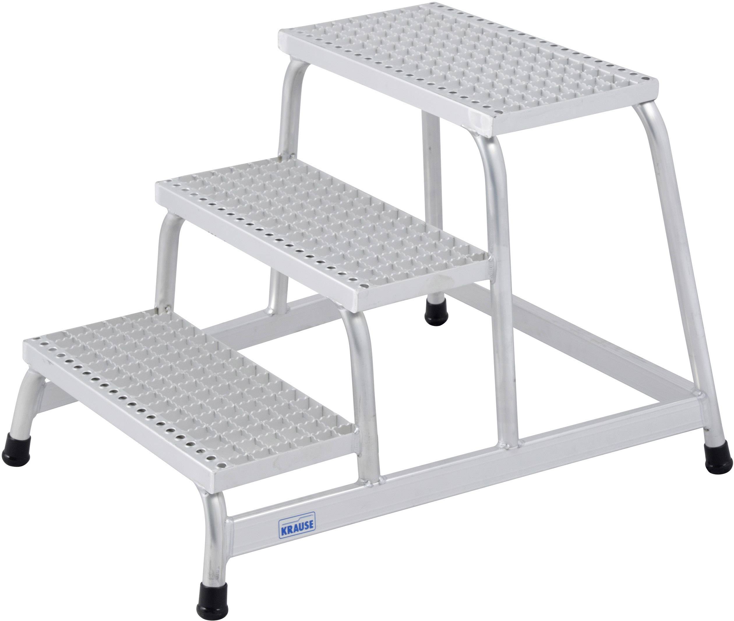 Krause 805331 Aluminium Montagetritt Arbeitshöhe (max.): 2.60m Silber 8.5kg