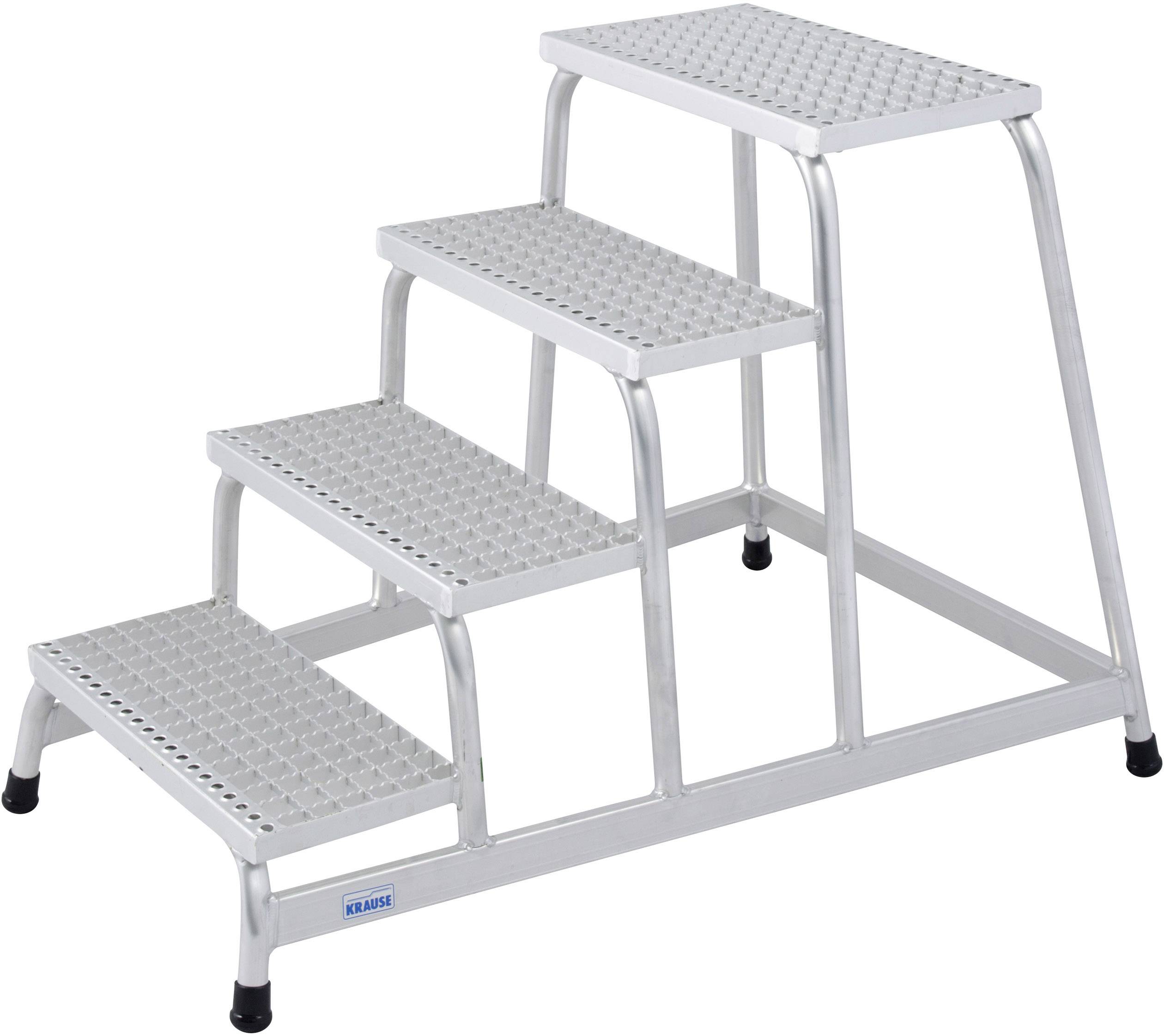 Krause 805348 Aluminium Montagetritt Arbeitshöhe (max.): 2.80m Silber 11kg