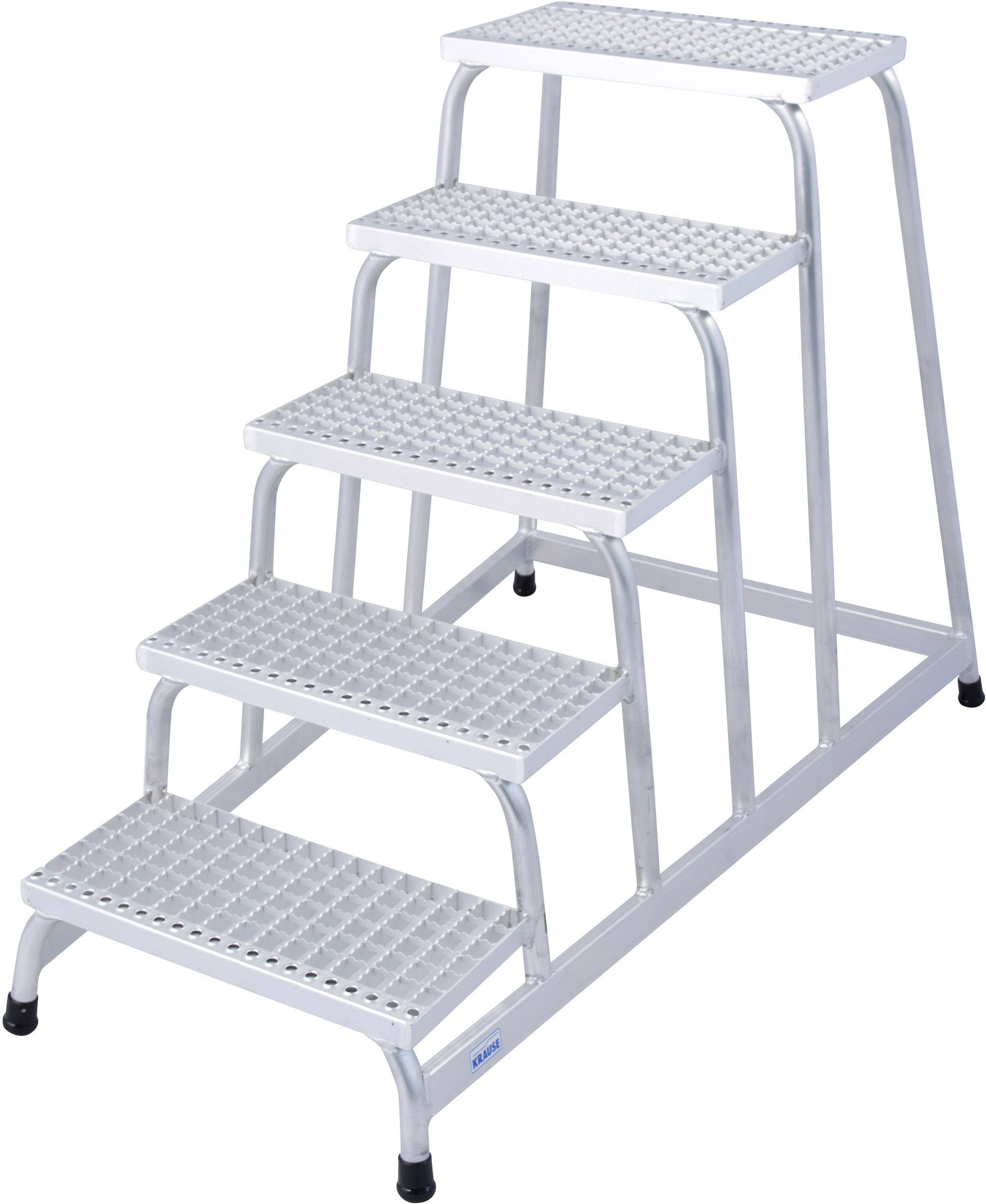 Krause 805355 Aluminium Montagetritt Arbeitshöhe (max.): 3.00m Silber 14kg