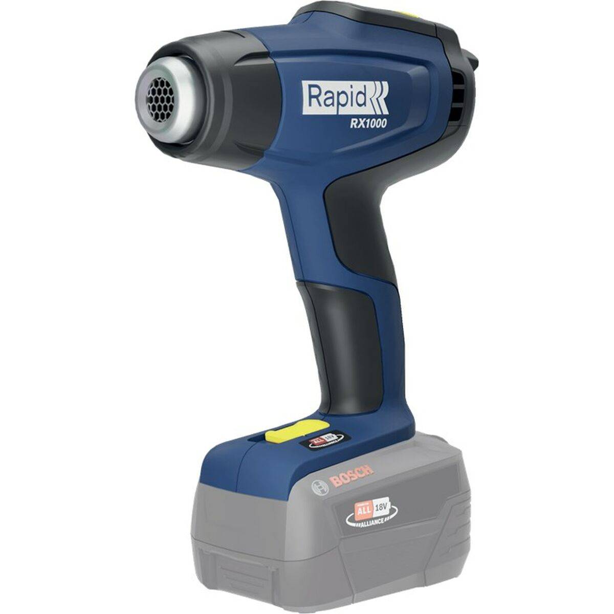 Rapid RX1000, Heißluftpistole, Pistolengriff, LCD, Schwarz, Blau, 550 °C, 30 °C