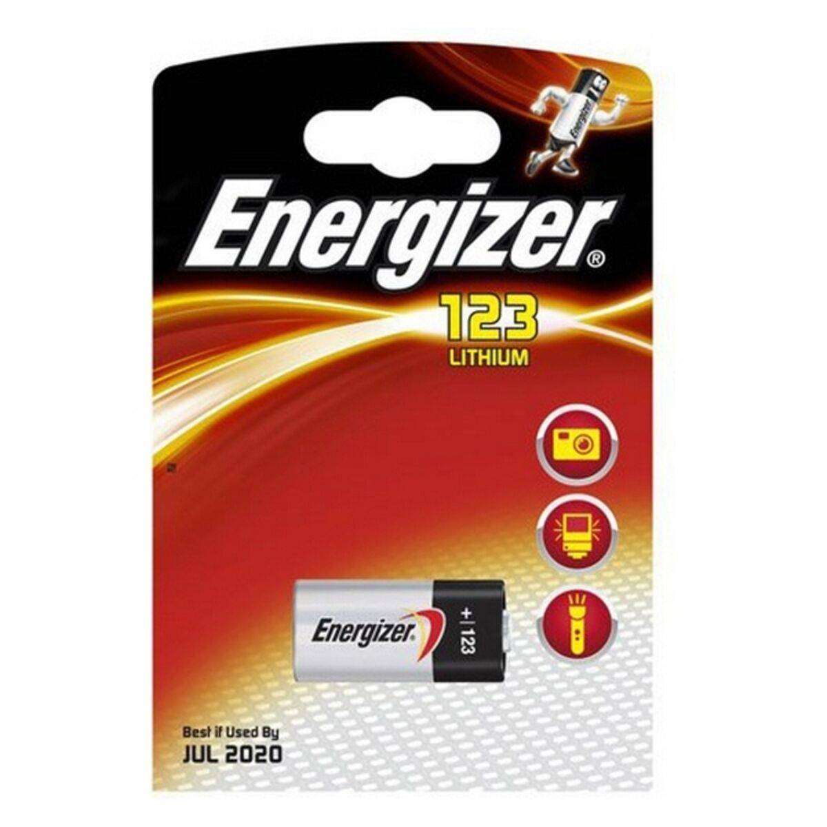 Energizer CR123 Fotobatterie CR-123A Lithium 1500 mAh 3 V 1 St.