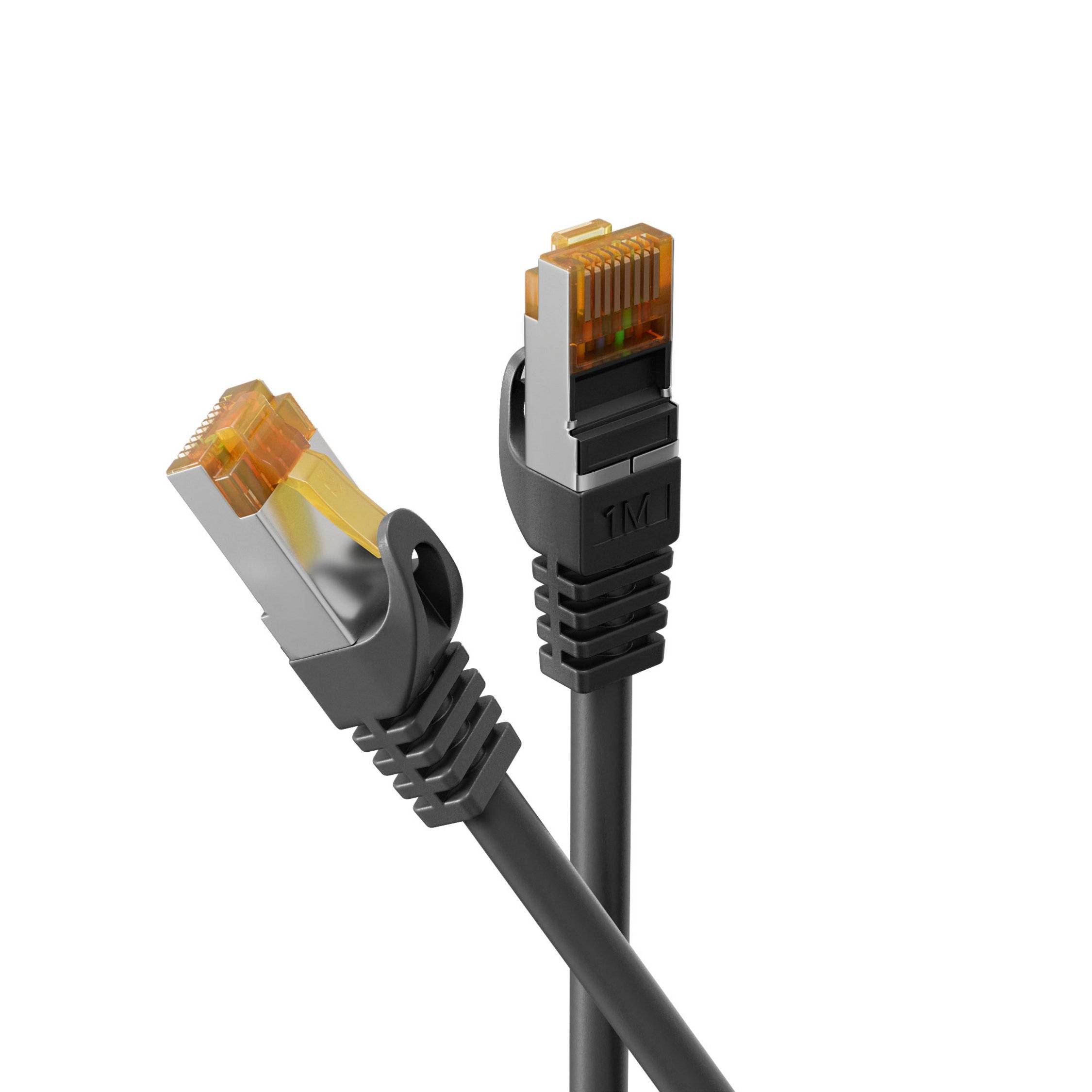 shiverpeaks BS08-39015, 0,5 m, Cat7, S/FTP (S-STP), RJ-45, RJ-45, Schwarz