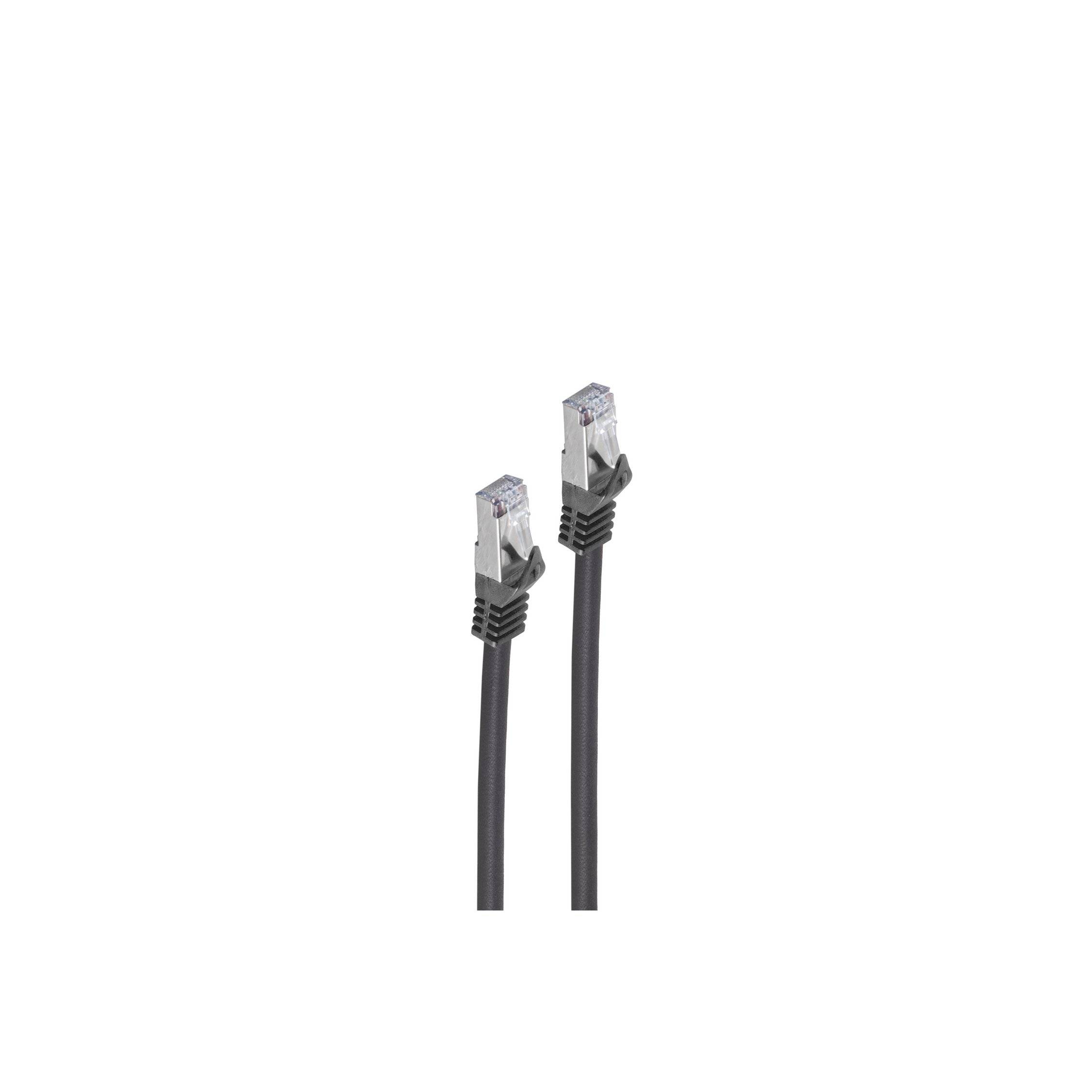 INDUSTRIE (PUR) RJ45 Patchkabel, Cat. 7 S/FTP, schwarz, 50,0m