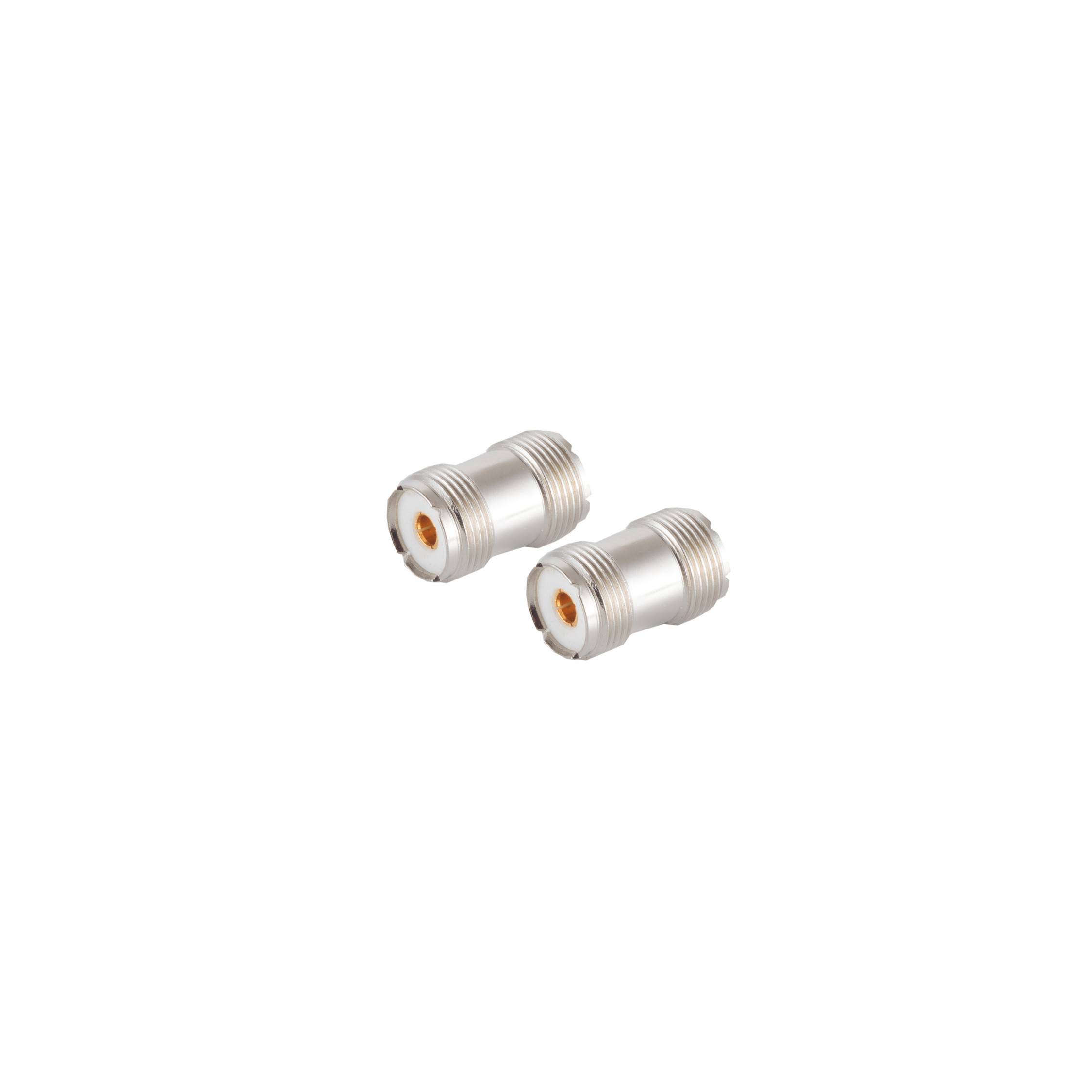 S/CONN UHF-Koaxialkupplung PL-259-Kupplung auf PL-259-Kupplung gerade Metall