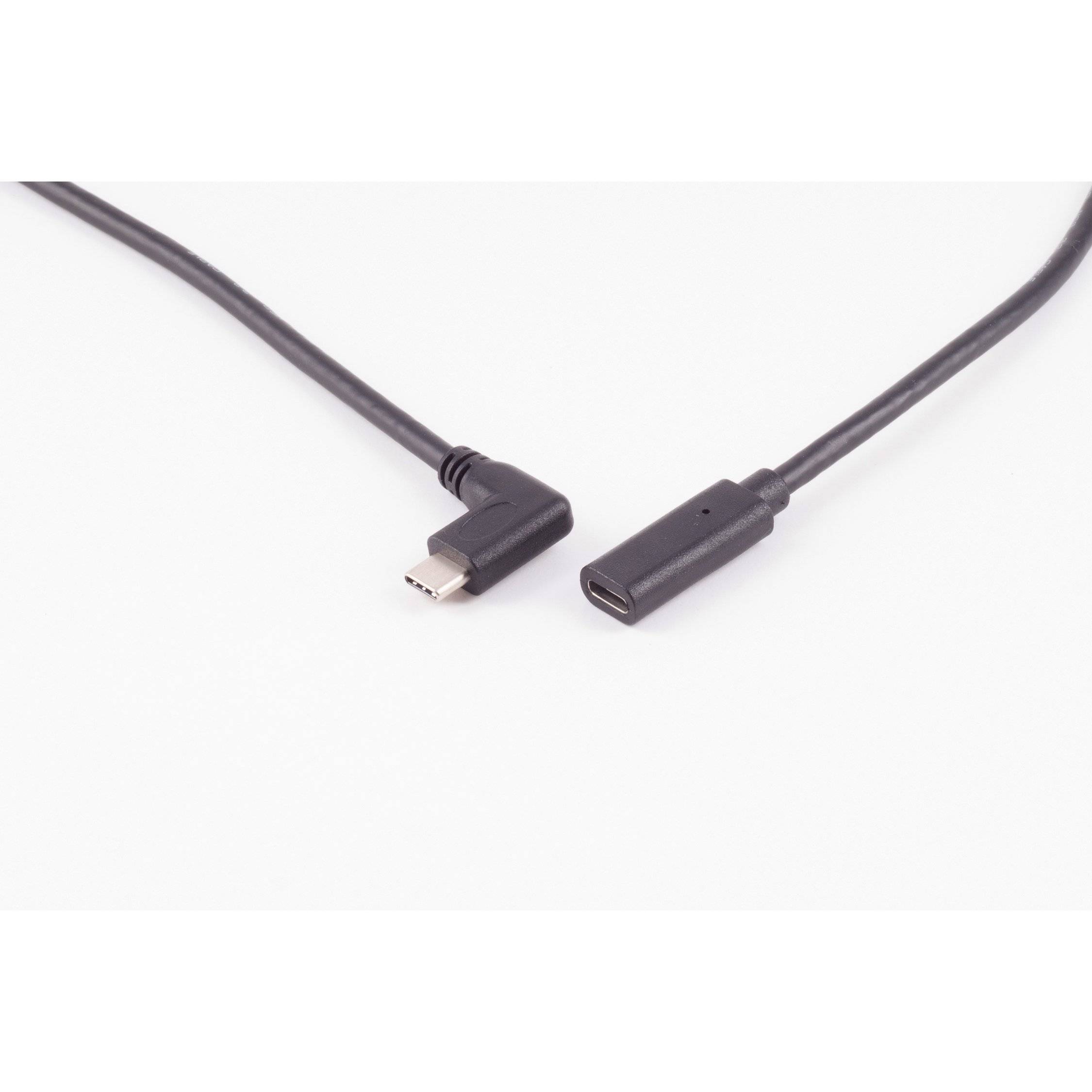 USB-C Verlängerungskabel, 3.2 Gen 2x2, 90°, 1,5m