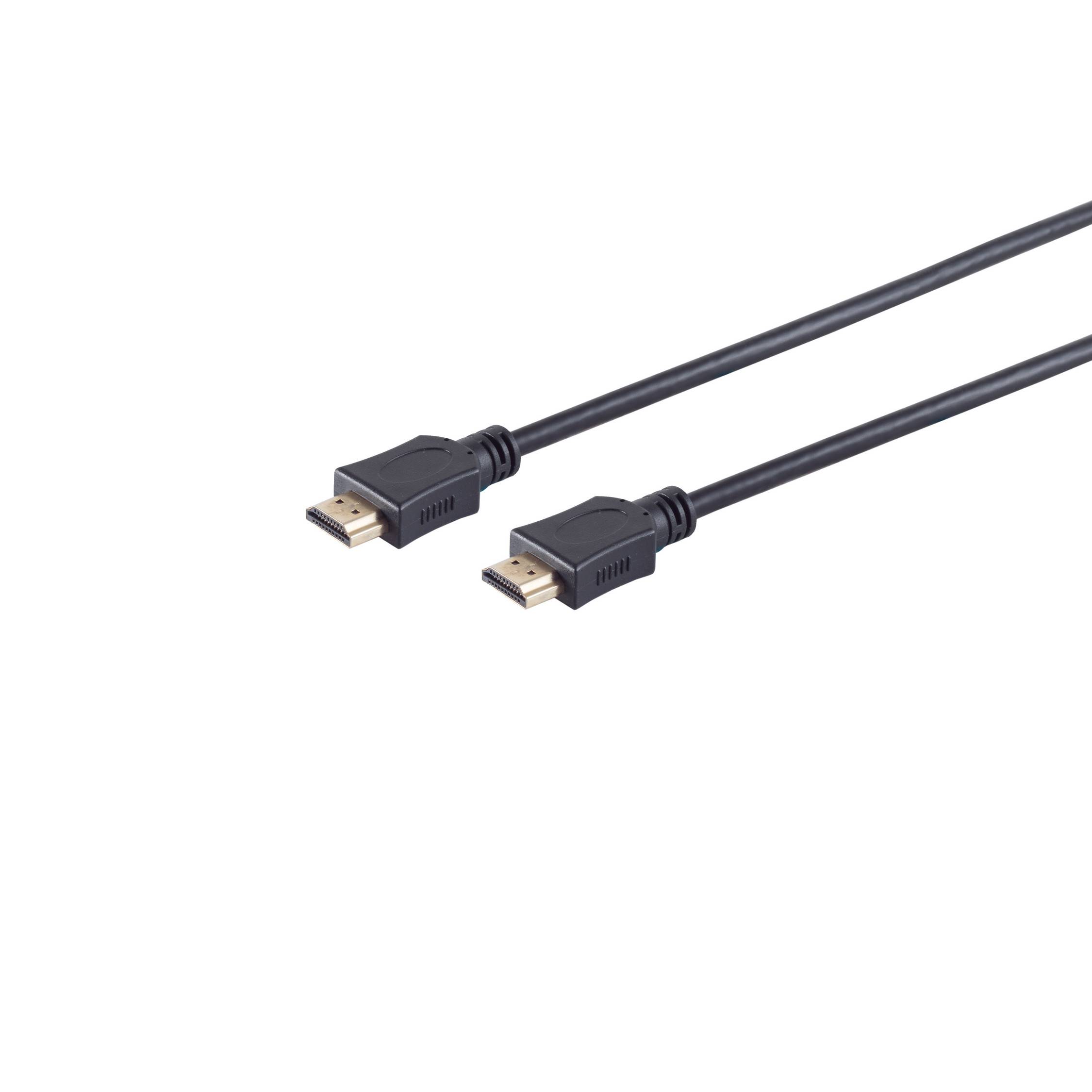 HDMI Anschlußkabel-HDMI A-Stecker auf HDMI A-Stecker, OD 6mm, vergoldete Kontakte, 3,0m