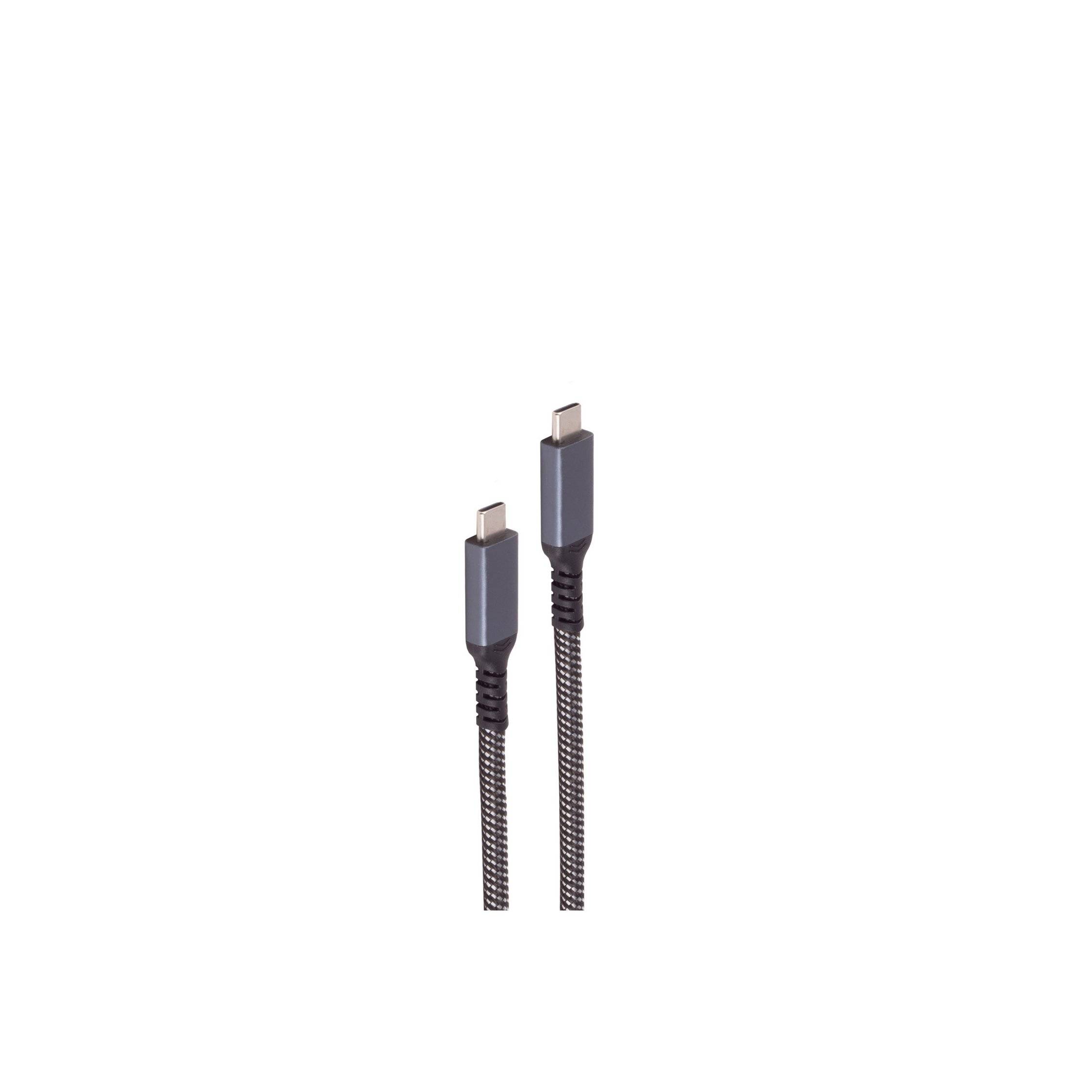 USB-C Ladekabel, 3.2, 100W PD, Textil, 2m