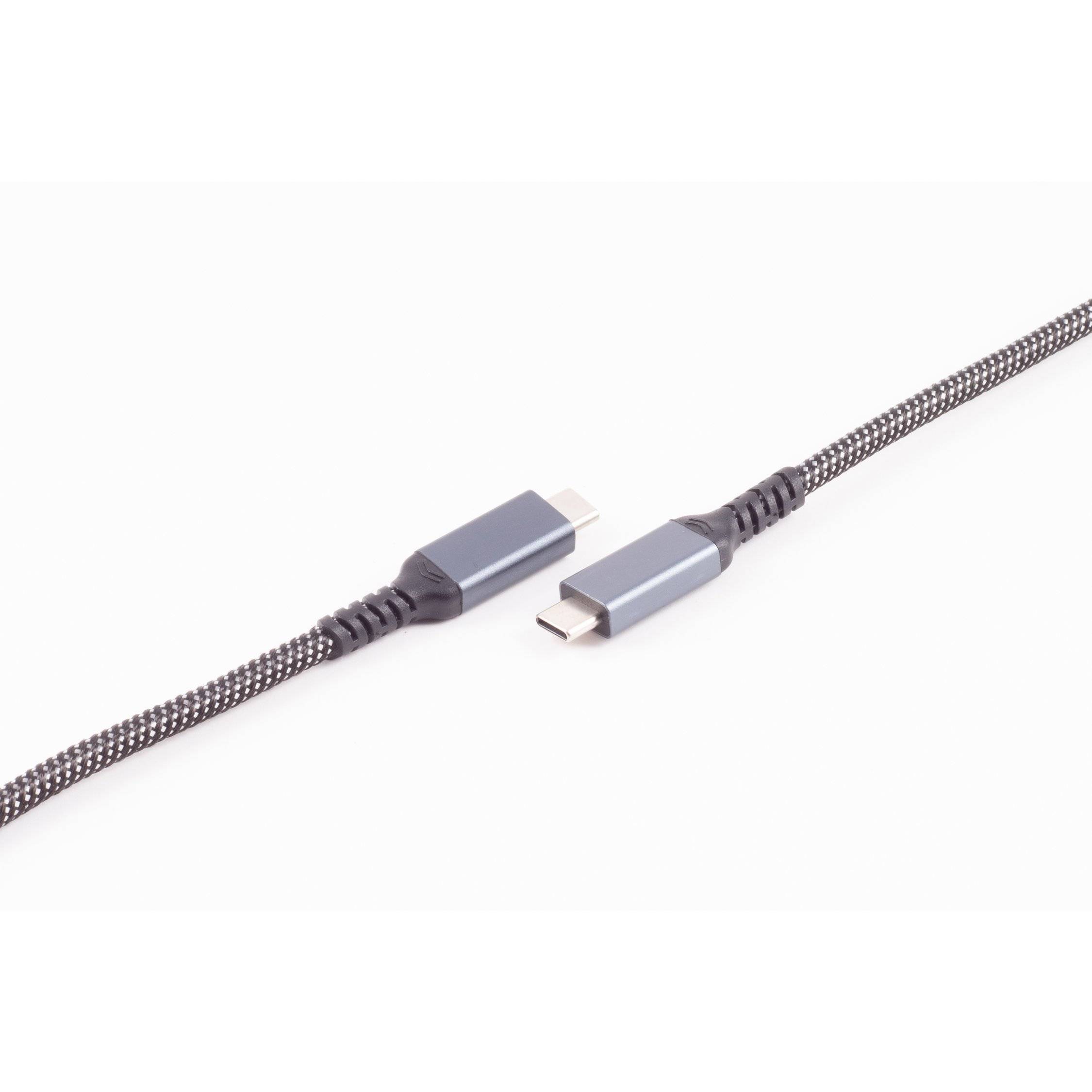 USB-C Ladekabel, 3.2, 100W PD, Textil, 2m